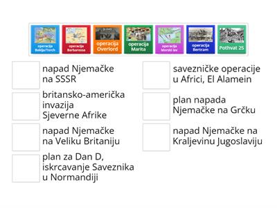 Operacije Drugi svjetski rat