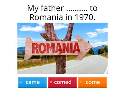 Past simple - Irregular Verbs