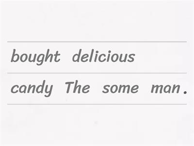 Sentence Word Order (present and simple past)