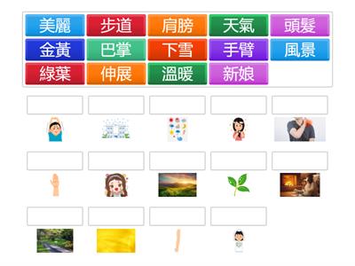 三年級康軒第七課補充詞（配對）