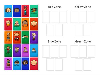 Zones of Regulation Sort