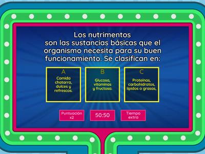 Quiz Ciencias Naturales 5 grado.