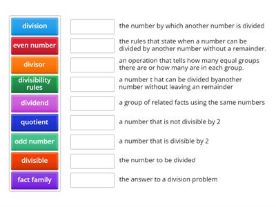 Topic 7 Math Vocabulary (Savvas)