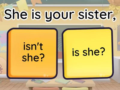 Tag Questions (verb to be)