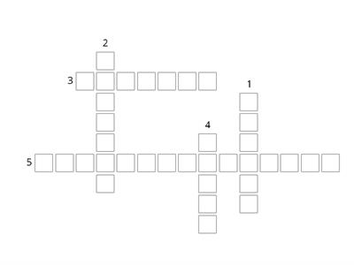 Crucigrama Forces. Science 4º.