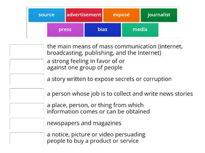 Media Vocabulary