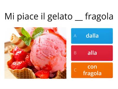 I gusti del gelato