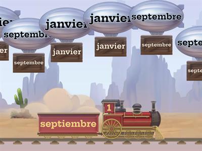 Meses del años en francés