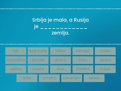 Antonimi (Lekcija 4)