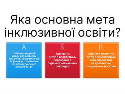 Інклюзивна освіта