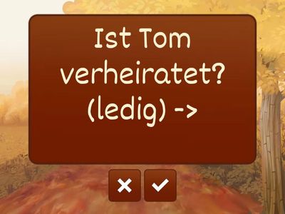 Susanna ist 29 Jahre alt -> wie alt ist Susanna? vs. Woher kommt Susanna? (Spanien) -> Susanna kommt aus Spanien.