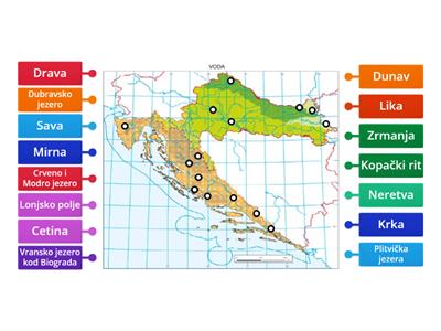 Rijeke i jezera Hrvatske 
