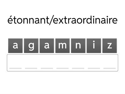 3ème summer vacation: adjectives