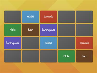 Science maching cards