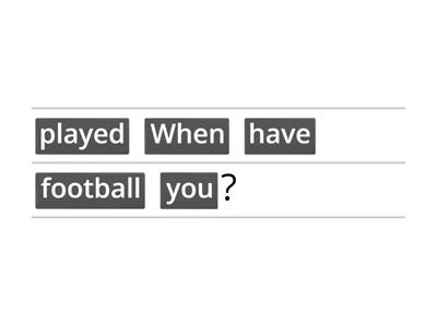 Порядок слов в предложении