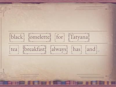 Составьте предложения из предложенных слов. Обратите внимание на правильное употребление времени Present Simple.