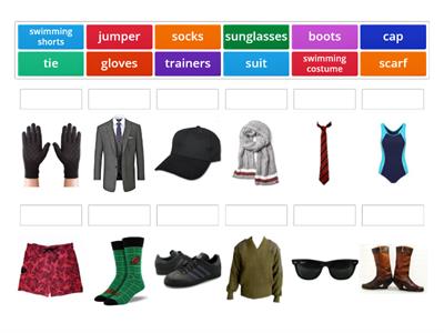 Unit 9 Clothes vocab