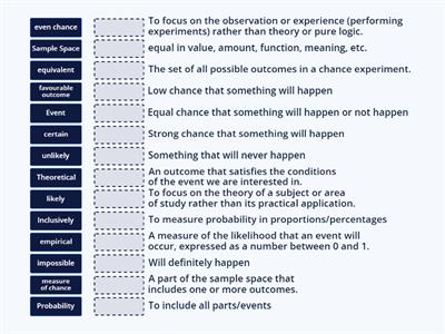 Probability terms - EAL support