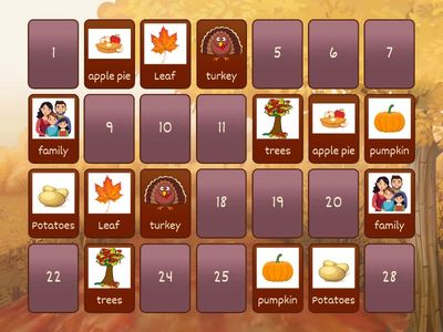 Fall/ Thanksgiving matching
