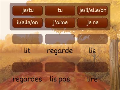 Lire et regarder conjugation