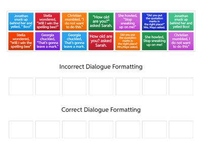 Punctuating Dialogue