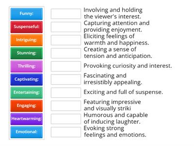 5Bu3 Adjectives for movies p1