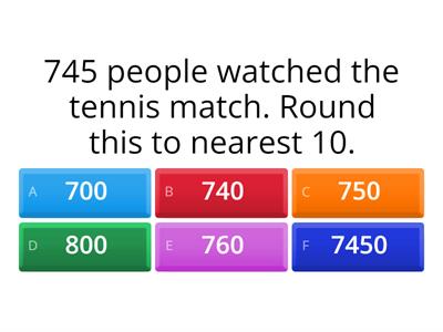 Rounding (Including rounding to whole numbers and decimal places)