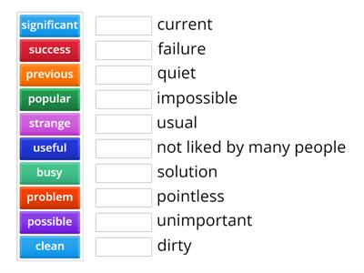 Trinity Entry 3: Reading (vocabulary 2 ) 
