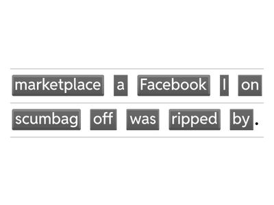 Unjumble: Money Matters Phrasal verbs
