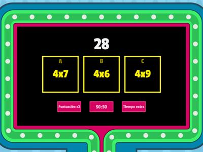 TABLAS DE MULTIPLICAR