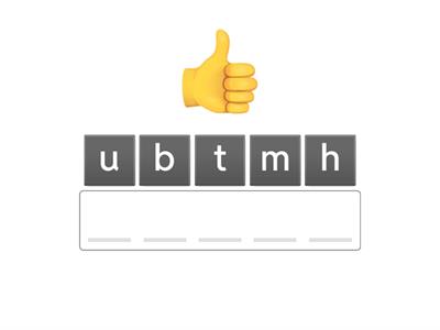 Term 1 Revision Word Unjumble