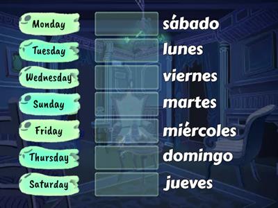 (d) Days of the Week 