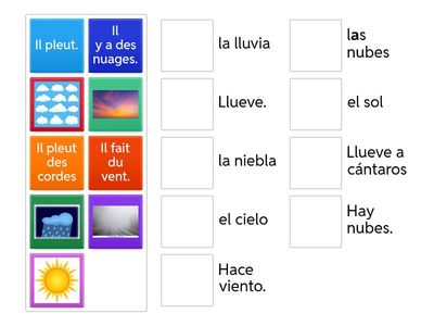  El tiempo - Vocabulario