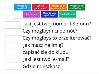 Unit 1 - Asking for personal information - ECA1+ 