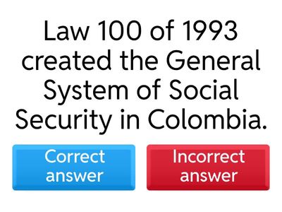 Juego ley 100 del 93