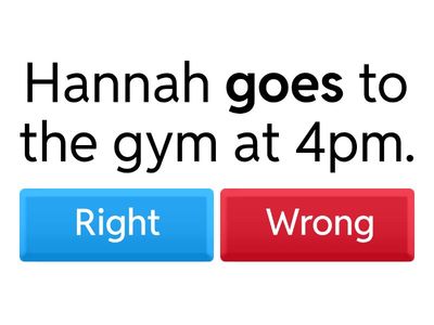 Jason lesson 5 - Error correction: 3rd person singular