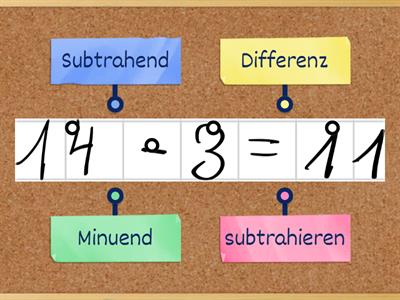 Subtraktion