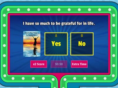 How grateful are you?