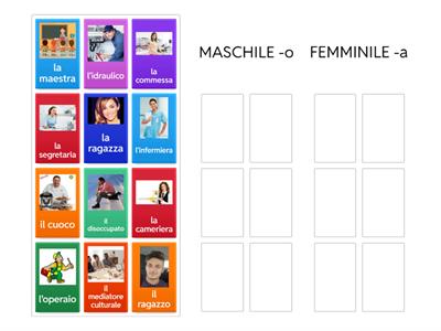 MASCHILE O FEMMINILE?