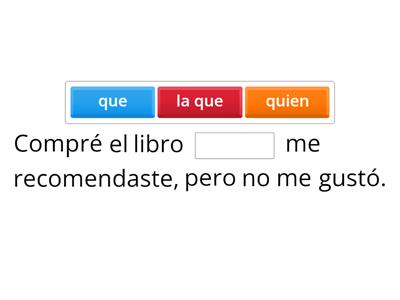 Pronombres relativos