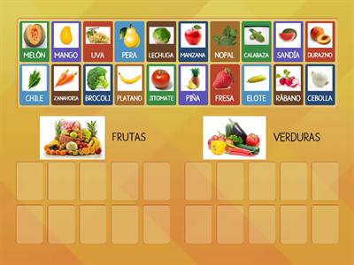 FRUTAS Y VERDURAS