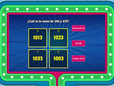 Adición y sustracción