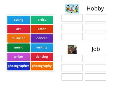 Wider World 2. Unit 1. Hobby / job