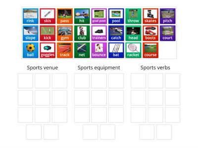 Gateway B1+ Unit 7: Sports/Venues/equipment/verbs