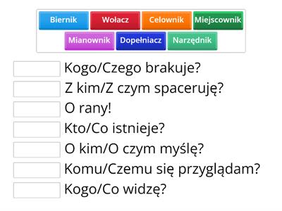 Rzeczownik Przypadki 1