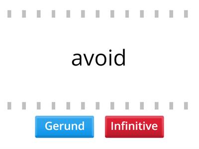 Gerund or infinitive Advanced