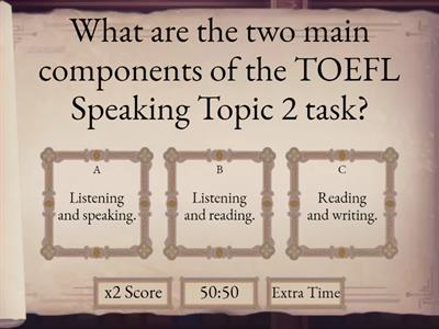 TOEFL  Speaking Question 2