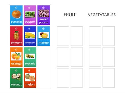 "FRUIT/VEGETABLES" 