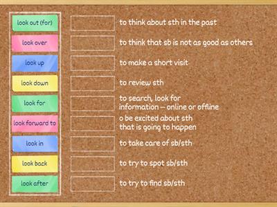 Phrasal verbs - intro - prepositions change the meaning