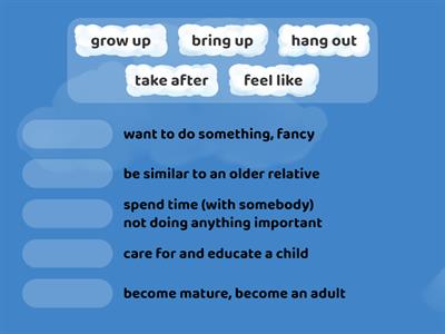 B2 Phrasal verbs - feelings and relationships 3